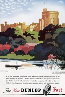 Dunlop advertisement, Windsor Castle Dunlop advertisement, Windsor Castle