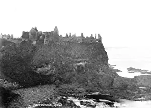 Historic Irish Castles Prints: Dunluce Castle