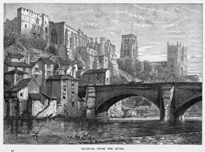 Durham Print: Castle and Cathedral from the Wear