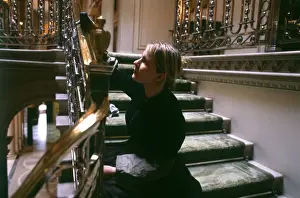 Early 20th Century Staircase Dusting Print