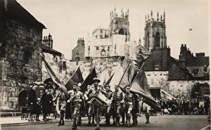 Dutch scouts marching, Exhibition Square, York Dutch scouts marching, Exhibition Square, York