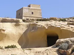 Gozo Island Landmarks Prints: Dwejra Tower