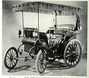 Early Motor Cars - First Daimler Four-Seater Early Motor Cars - First Daimler Four-Seater