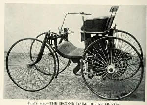 Early Motor Cars - Second Daimler Car of 1889 Early Motor Cars - Second Daimler Car of 1889