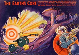 Space Exploration History Prints: Earths Core