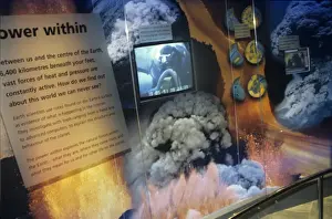 Natural History Museum Exhibits Prints: Earths Restless Surface