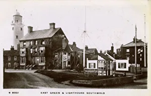 East Green and Lighthouse, Southwold, Suffolk East Green and Lighthouse, Southwold, Suffolk
