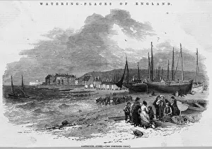 Eastbourne Beach Scene Print