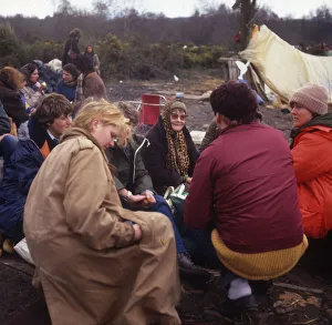 Easter CND Deomonstration at Greenham Common, Berkshire Easter CND Deomonstration at Greenham Common, Berkshire