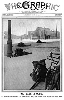 The Easter Rising, 1916: British troops under fire The Easter Rising, 1916: British troops under fire