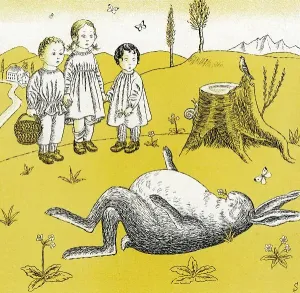 Easter Bunny Prints: FAT BUNNY