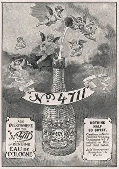 Historical Advertising Artwork Prints: Eau De Cologne