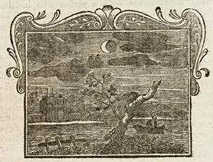 Print of Lunar Eclipse