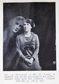 Spirit Photography Prints: Ectoplasmic bag