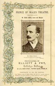 Edgar Bruce, Prince of Wales Theatre, London Edgar Bruce, Prince of Wales Theatre, London