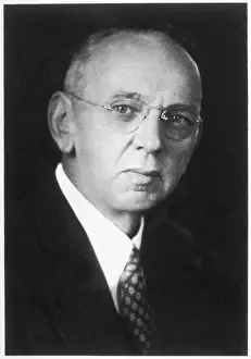 Edgar Cayce Print - Portrait of American Psychic Healer