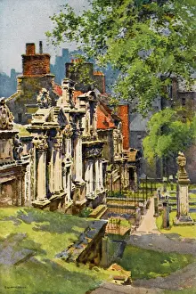 Edinburgh Print: Greyfriars Churchyard