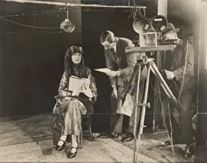 Vintage Recording Equipment Prints: Edith Sitwell / Recording