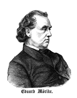 Eduard Morike German Writer Print 1804-1875