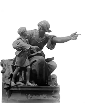 Early 20th Century Education Prints: EDUCATION STATUE