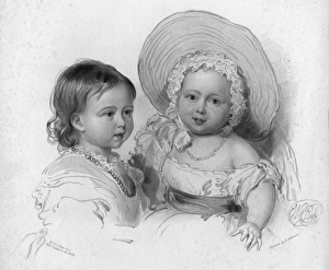 Edward Prince of Wales & Victoria Princess Royal Edward Prince of Wales & Victoria Princess Royal