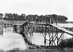 Eel Weir on Lough Neagh at Toome, Co. Antrim Eel Weir on Lough Neagh at Toome, Co. Antrim