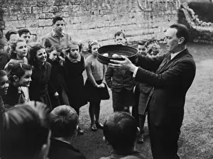 Pancake Day Prints: Egg Shackling Print, Stoke St Gregory, Somerset