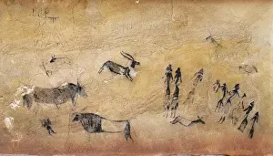 Mesolithic Art Spain Prints: Eguilaz