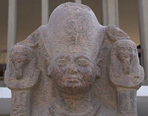 Egypt. Pink granite statue of Ramses II (h.1290-1224 B.C) as Egypt. Pink granite statue of Ramses II (h.1290-1224 B.C) as