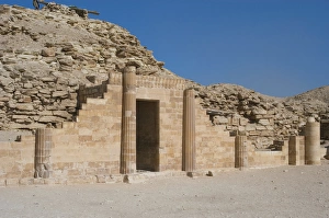 Egypt. Saqqara. Djosers complex. The South House just east Egypt. Saqqara. Djosers complex. The South House just east