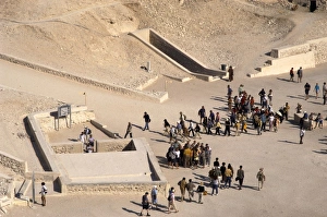 Egypt. Valley of the Kings. Tourists Egypt. Valley of the Kings. Tourists