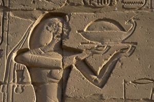 Egyptian Art. Karnak. Offerer. Relief Egyptian Art. Karnak. Offerer. Relief