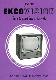 Ekcovision 17 inch black and white television Ekcovision 17 inch black and white television