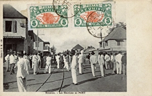 Elections at Le Port, Island of Reunion, Indian Ocean Elections at Le Port, Island of Reunion, Indian Ocean