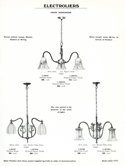 Electric Light Fixtures catalogue, Electroliers Electric Light Fixtures catalogue, Electroliers
