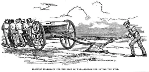 Electric telegraph used in Crimean War, 1854 Electric telegraph used in Crimean War, 1854