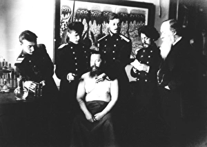 Electrical Skin treatment Demonstration, 1887 Electrical Skin treatment Demonstration, 1887