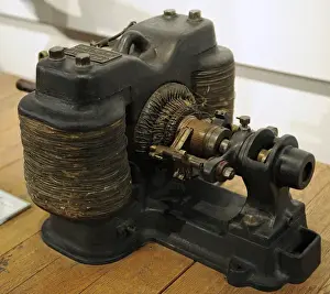 19th Century Electronic Motor Print, Deutches Museum, Munich