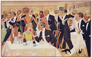 Elegance at the Embassy Club by Mundo, 1929 Elegance at the Embassy Club by Mundo, 1929