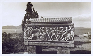 Elevsis, Greece - Marble Sarcophagus Elevsis, Greece - Marble Sarcophagus