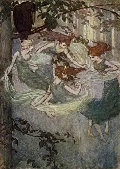 Hans Christian Andersen Art Prints: The Elfin Hill