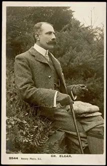 Edward Elgar Walking Print, Circa 1905