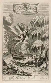 Biblical Art Prints Online Prints: Elijah on the Run