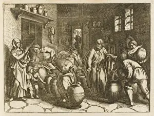 Historical Biblical Events Prints: Elisha and the Widow