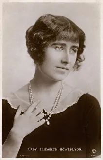 Elizabeth Bowes-Lyon - later Elizabeth, The Queen Mother Elizabeth Bowes-Lyon - later Elizabeth, The Queen Mother