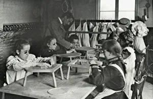 Elm Court Blind School, London - Chair Caning Elm Court Blind School, London - Chair Caning