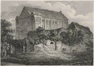 Prints of The remains of the Palace Palace Prints: Eltham Palace: The Remains - A Print