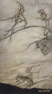 Elves and Mice Print, 1910