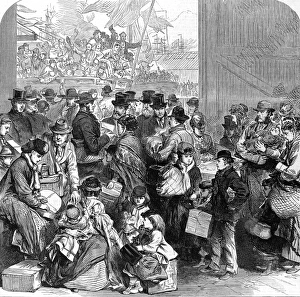 Emigrants about to board the Ganges, London, 1870 Emigrants about to board the Ganges, London, 1870