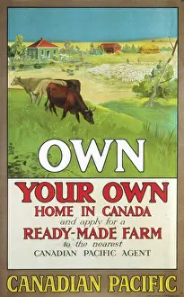 Canadian Pacific Company Emigrate to Canada Print 1911
